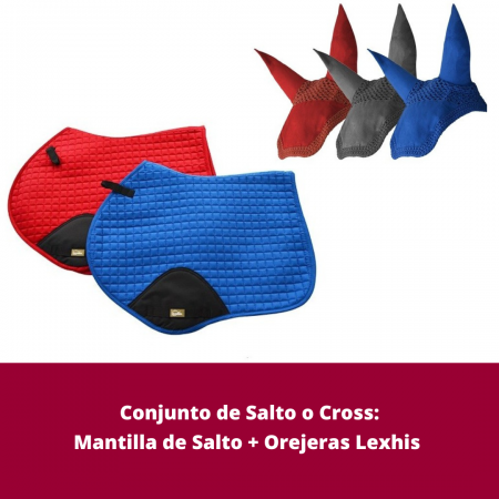 Conjunto de Salto de Mantilla Lexhis y Protectores