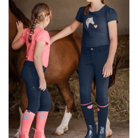 Pantalón de equitación "ESSENTIAL SILIKON" Junior de ELT