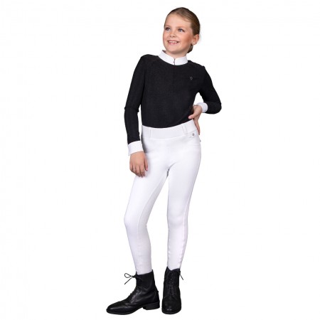 Leggins de equitación para invierno "JULIET" Junior de QHP