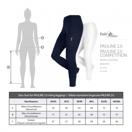Leggings de Equitación "PAULINE 2.0" para Verano de FAIR PLAY