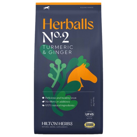 Caramelos "HERBALLS CÚRCUMA & JENGIBRE" de HILTON HERBS