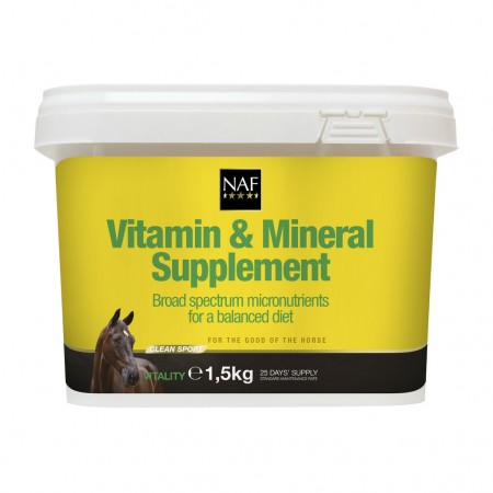 Alimento complementario "VITAMINE & MINERAL SUPP" de NAF