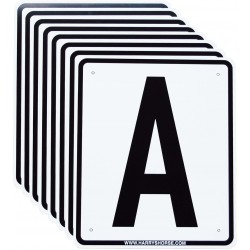 Letras A-K para Pista de...