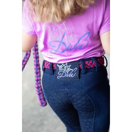 Leggings de Equitación "DENIM DIVA VIOLET" de HARRY'S HORSE