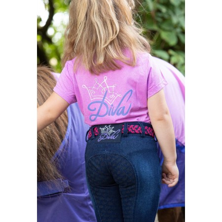 Leggings de Equitación "DENIM DIVA VIOLET" de HARRY'S HORSE