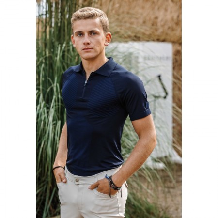 Polo de equitación "LUCAS" para Hombre de EQUITHÈME