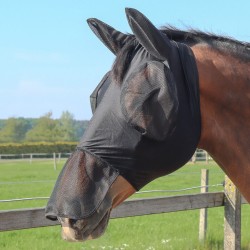 Máscara antimoscas "SKINFIT" con protector nasal de HARRY'S HORSE 2