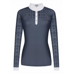 Stock de Polo de Competición de Manga larga "AIKO LS" de FAIR PLAY Azul Claro Talla 40