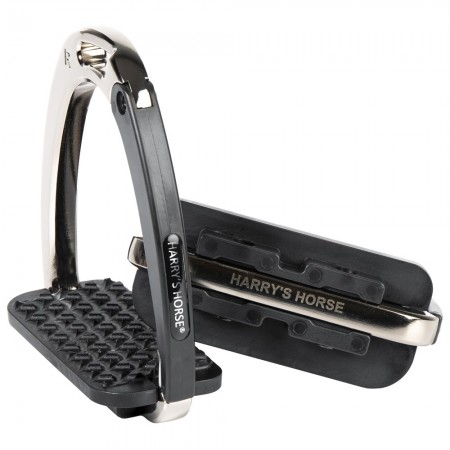 Estribos de seguridad "GUNMETAL" de HARRY'S HORSE