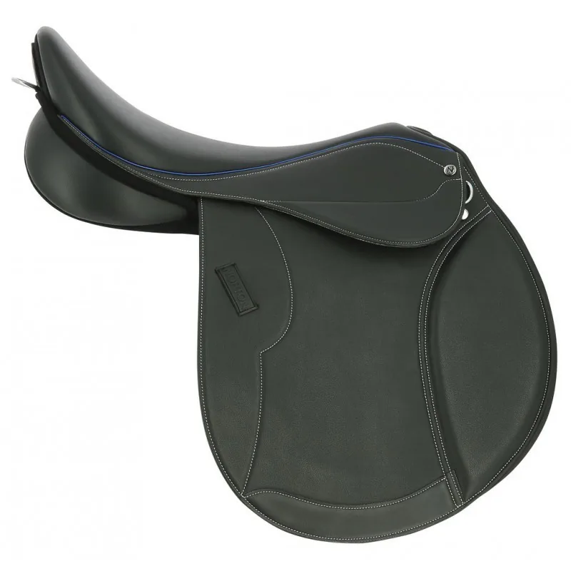 Silla de montar inglesa de uso general vista de perfil